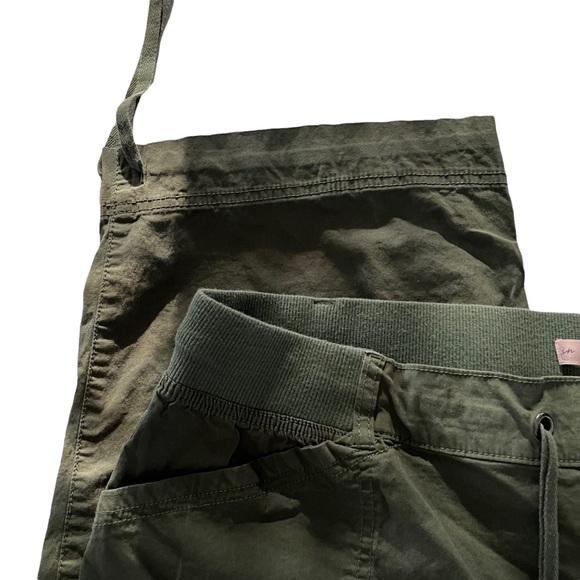 Addition Elle Cargo Capri Pants Olive Green Plus Size 22 - Picture 5 of 7